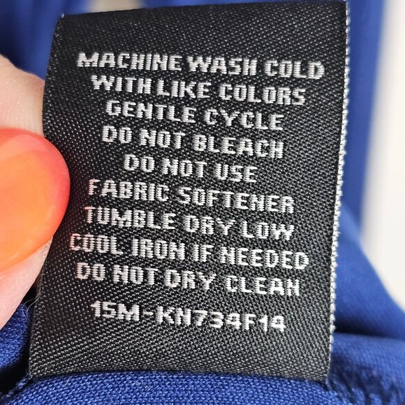 Mens XL Activewear Athlesiure Running Gym Blue GSX Lightweight Sweater Jacket - Picture 14 of 14